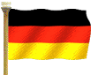 wehende deutschland-fahne