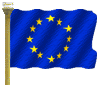 wehende europa-fahne
