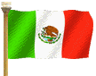 wehende mexiko-flagge