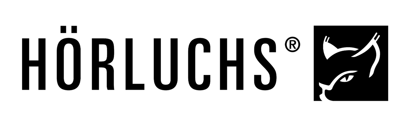 HÖRLUCHS Logo in schwarz