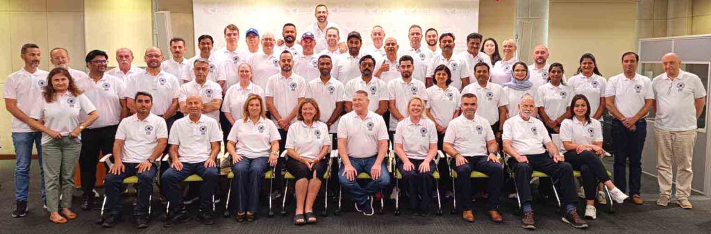 Alle Teilnehmer des A Level Coach Course in Doha/Katar